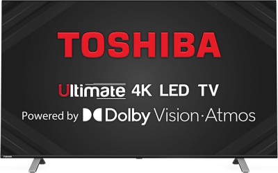 Toshiba U50 (43, 50, 55 inches) Vidaa OS Series 4K Ultra HD Smart LED TV (Black) (2020 Model ...